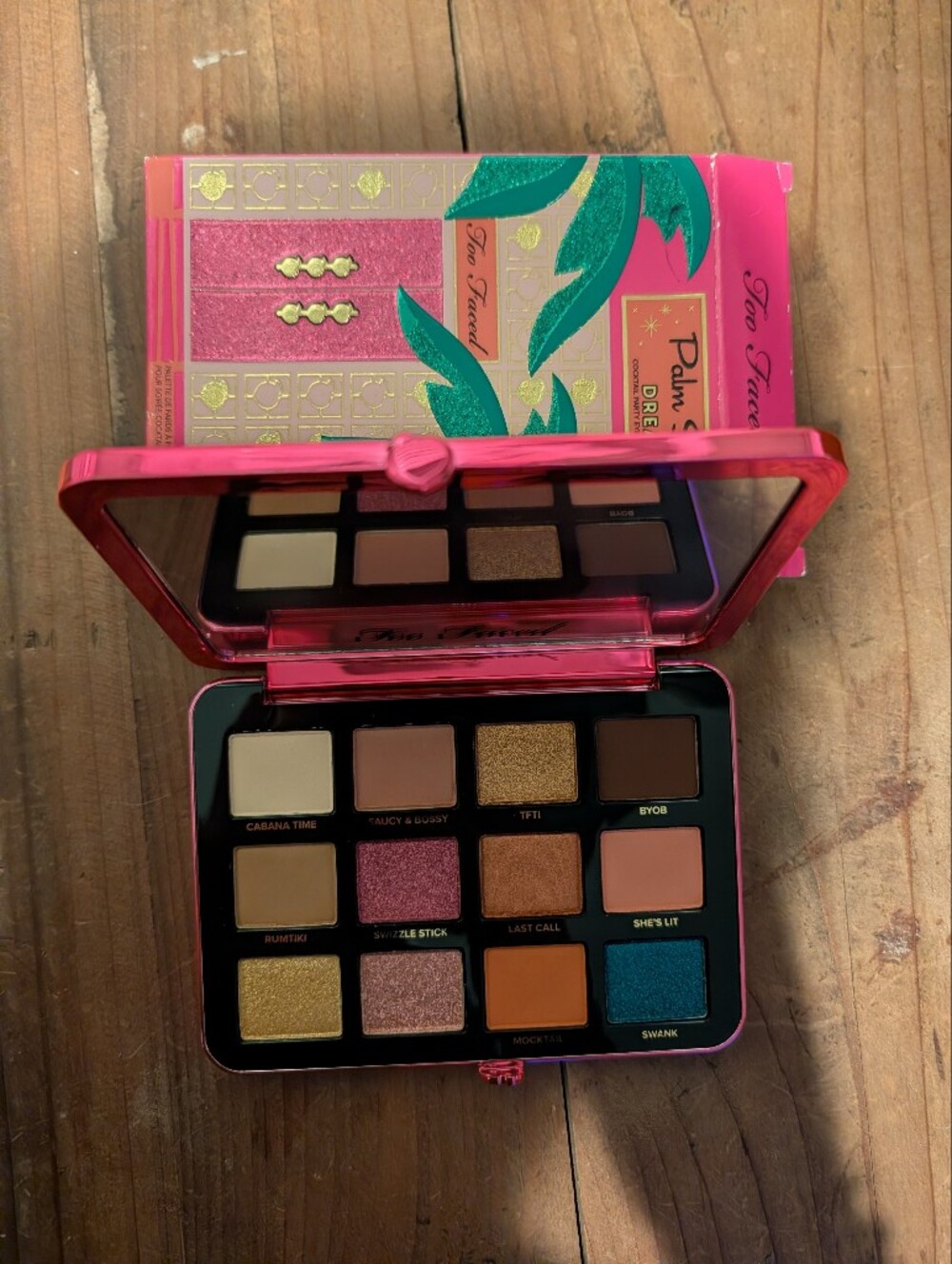 Too Faced Palm Springs Dreams Eyeshadow Palette - Pink & Teal Accents